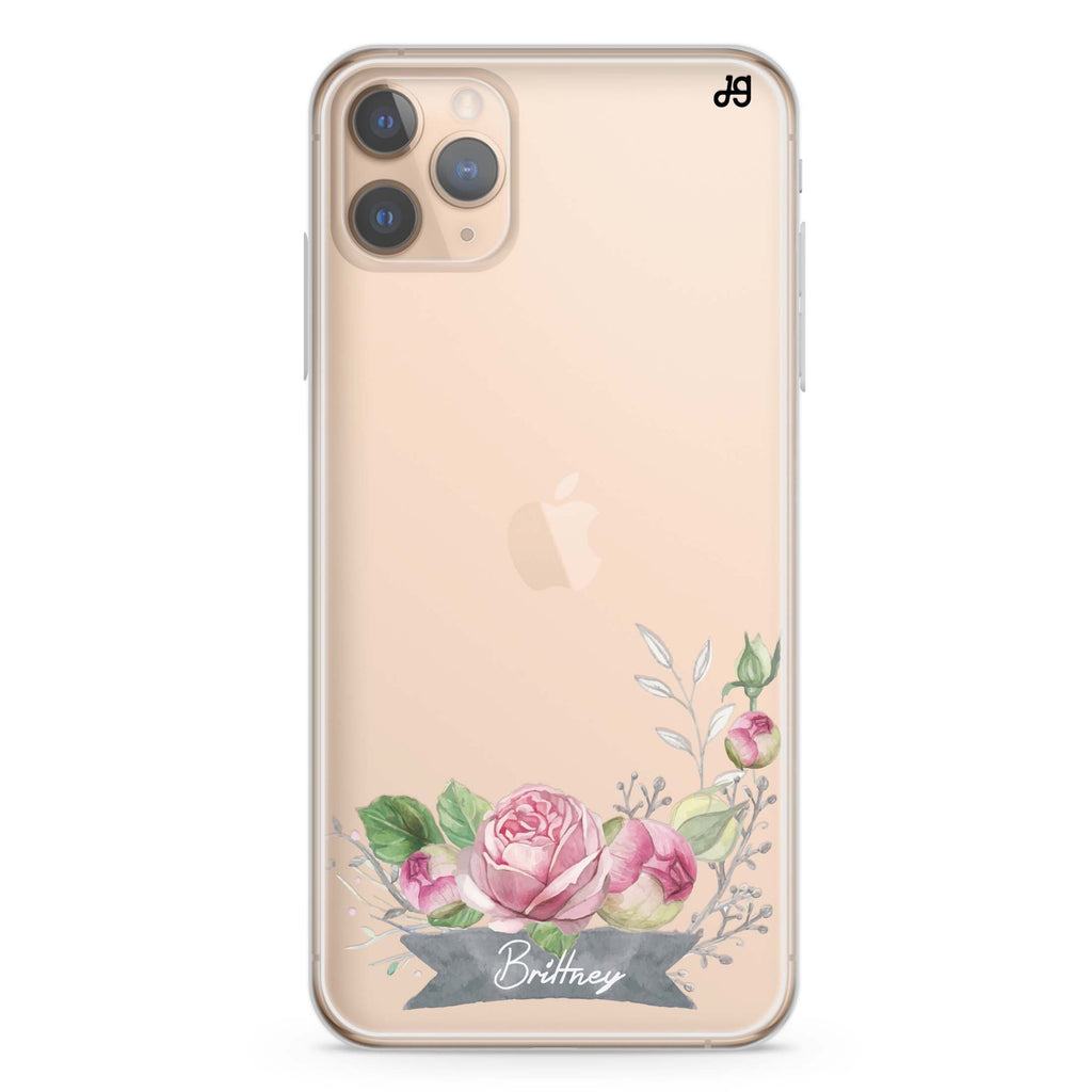 Ribbon & Floral iPhone 11 Pro Max Ultra Clear Case