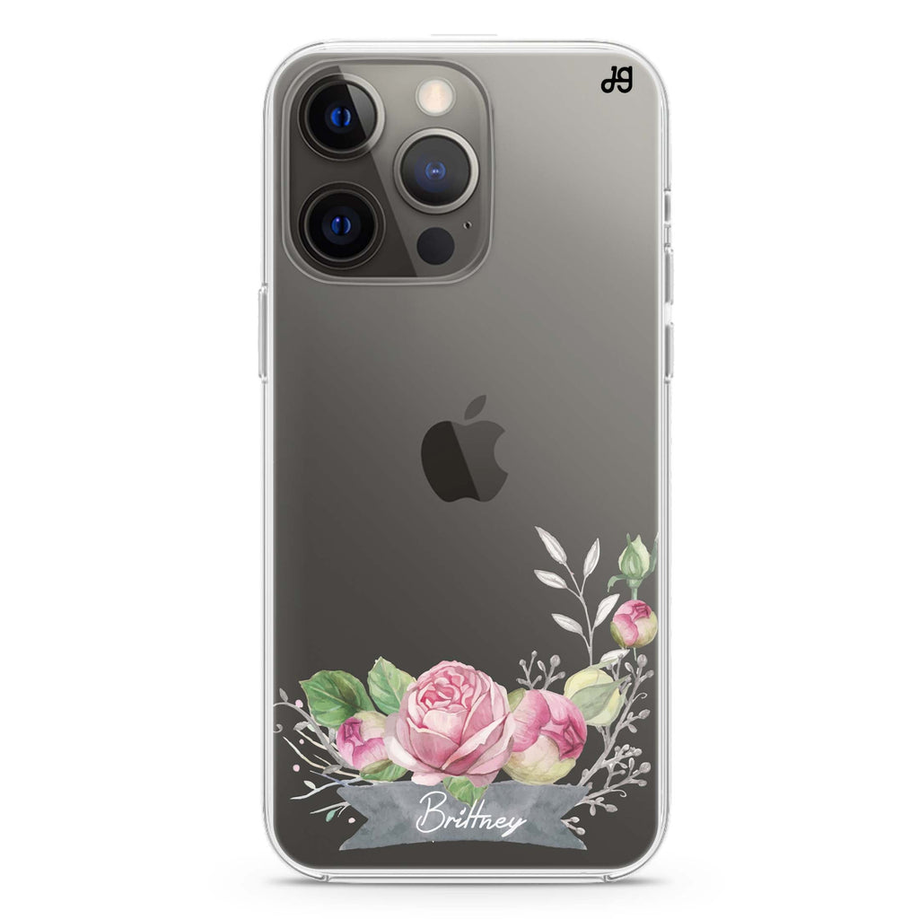 Ribbon & Floral iPhone 13 Pro Max Ultra Clear Case