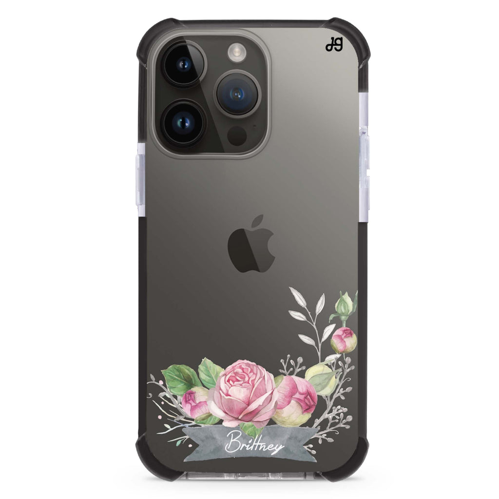Ribbon & Floral Ultra Shockproof Case
