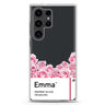 #18-2120 personalized name Samsung Galaxy S26/S25/S24/S23/S22 Ultra ultra clear case, transparent design, main view
