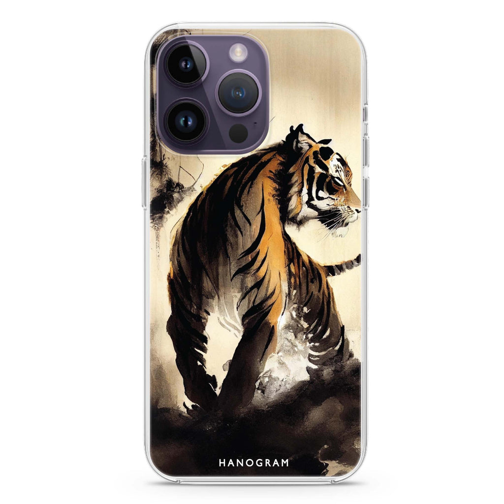 Tiger Painting iPhone 13 Pro Ultra Clear Case