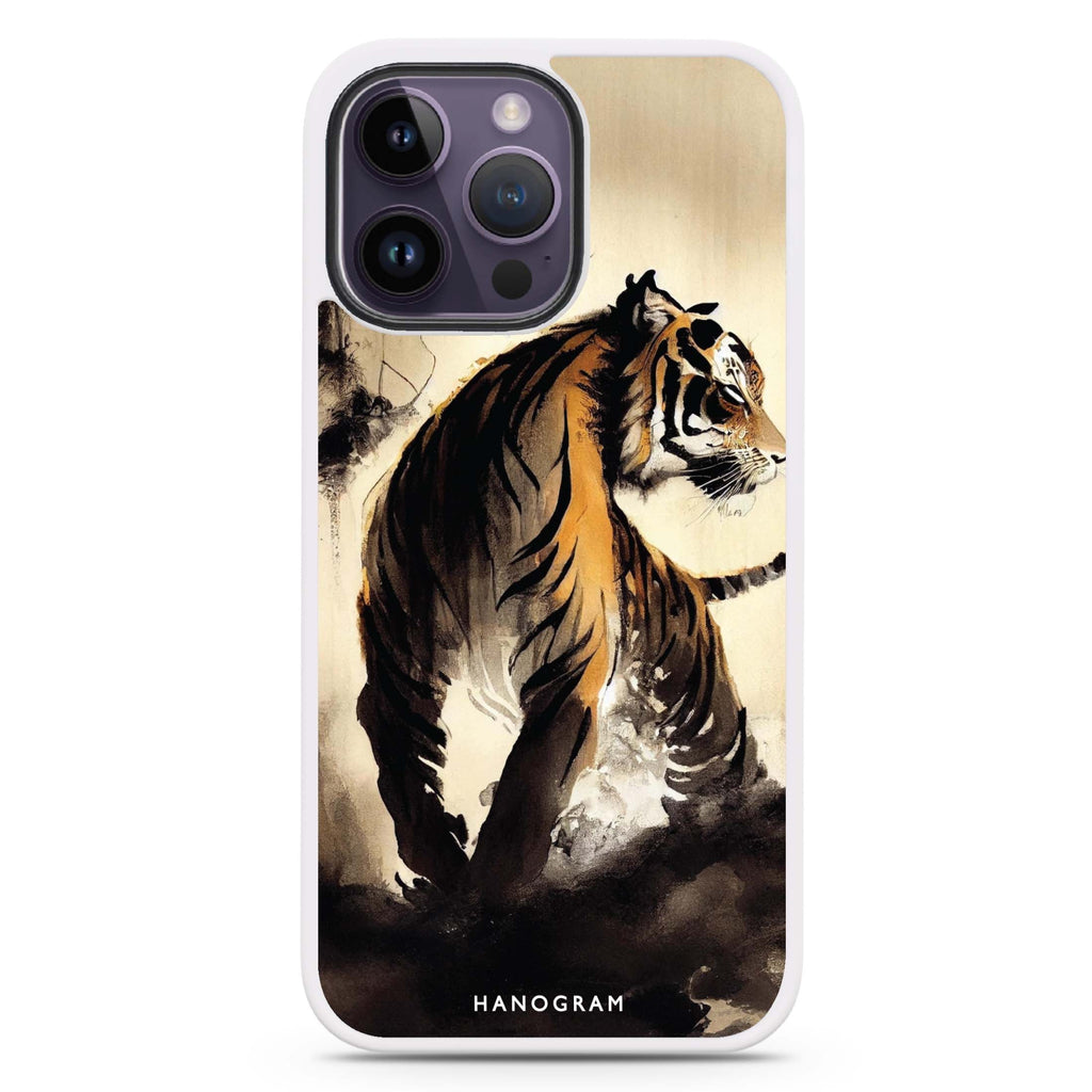 Tiger Painting Impact Guard Bumper Case