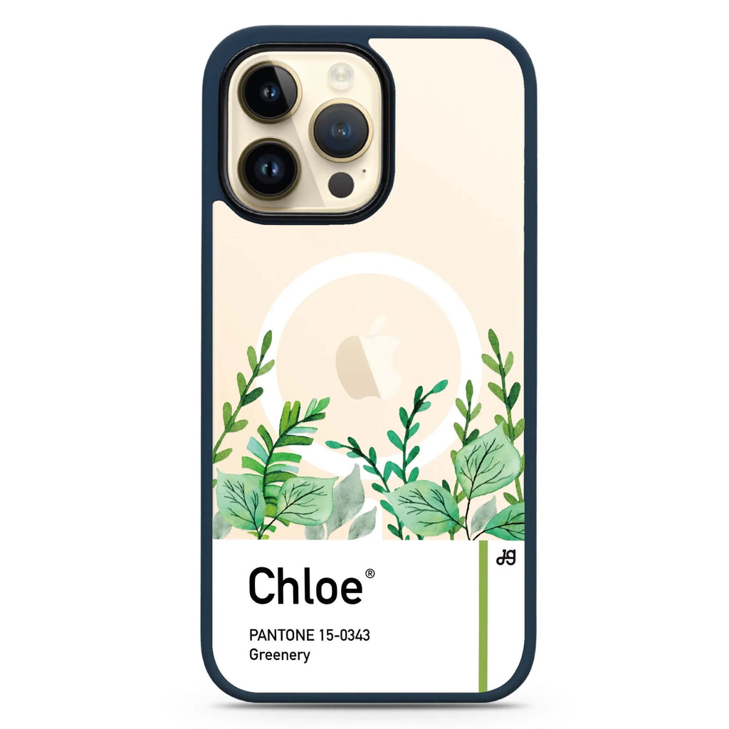 #15-0343 Greenery I MagSafe Compatible Impact Guard Bumper Case