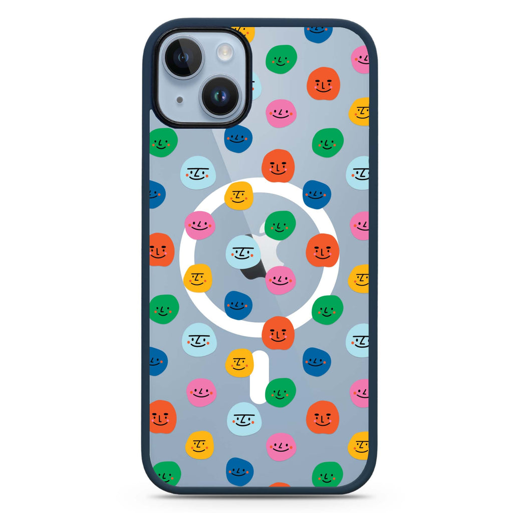 Make me smile iPhone 14 Plus MagSafe Compatible Impact Guard Bumper Case
