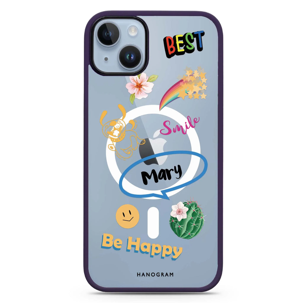 Positive Sticker iPhone 14 Plus MagSafe Compatible Impact Guard Bumper Case