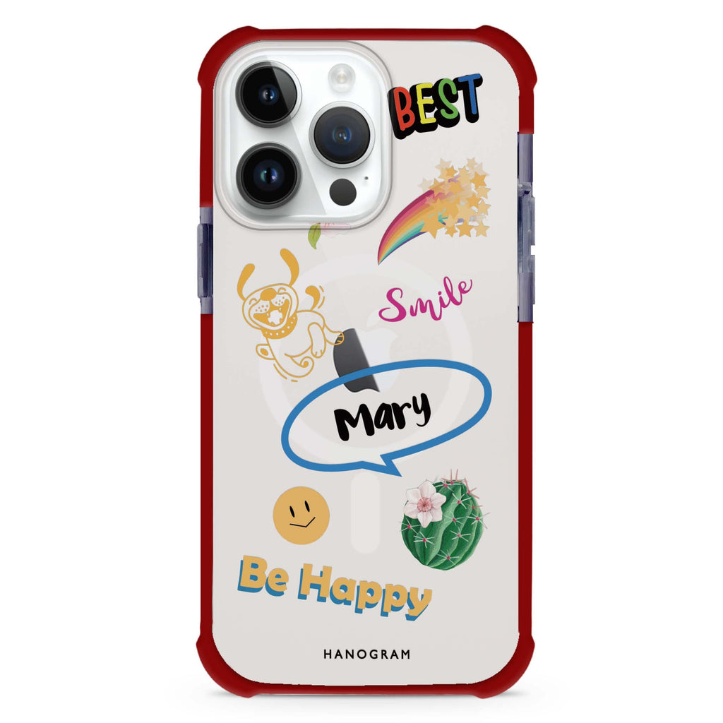Positive Sticker MagSafe Compatible Ultra Shockproof Case