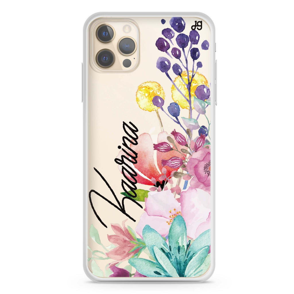 Precious Garden Florals iPhone 12 Pro Ultra Clear Case