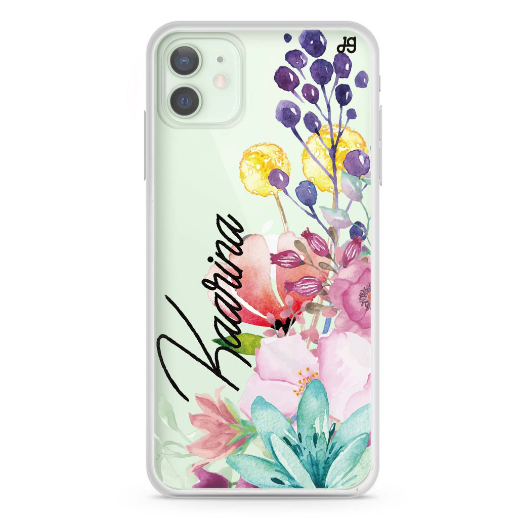 Precious Garden Florals iPhone 12 Ultra Clear Case