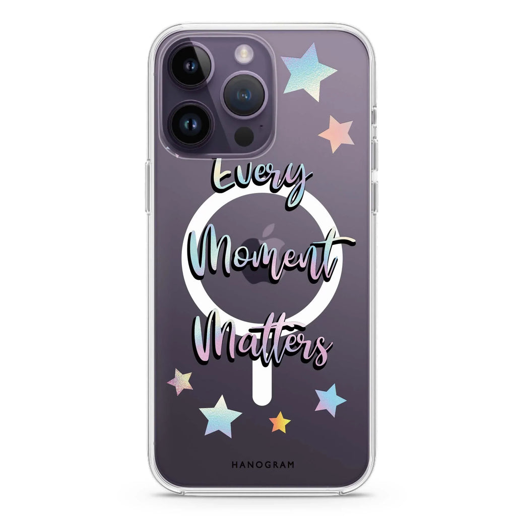 Every moment matters iPhone 12 Pro Max MagSafe Compatible Ultra Clear Case