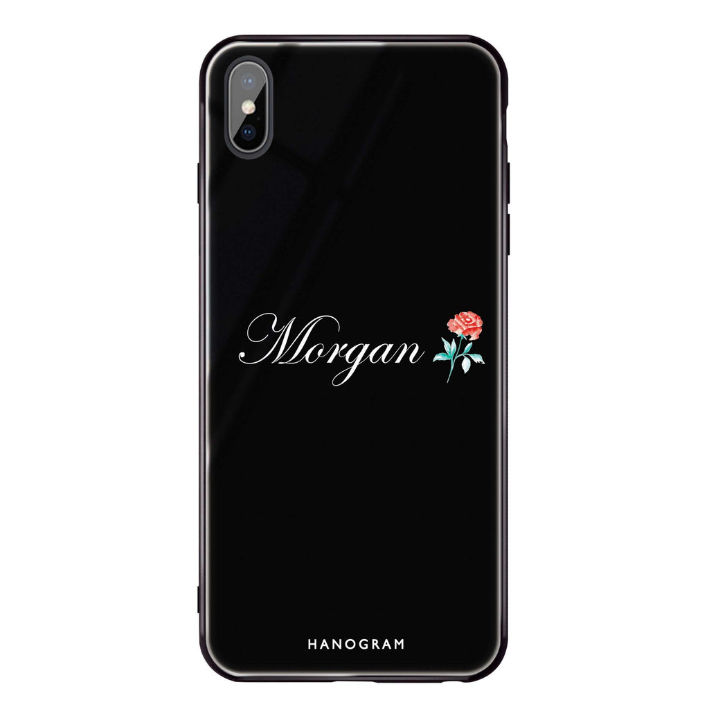 Little Flower iPhone XS Max Glass Case