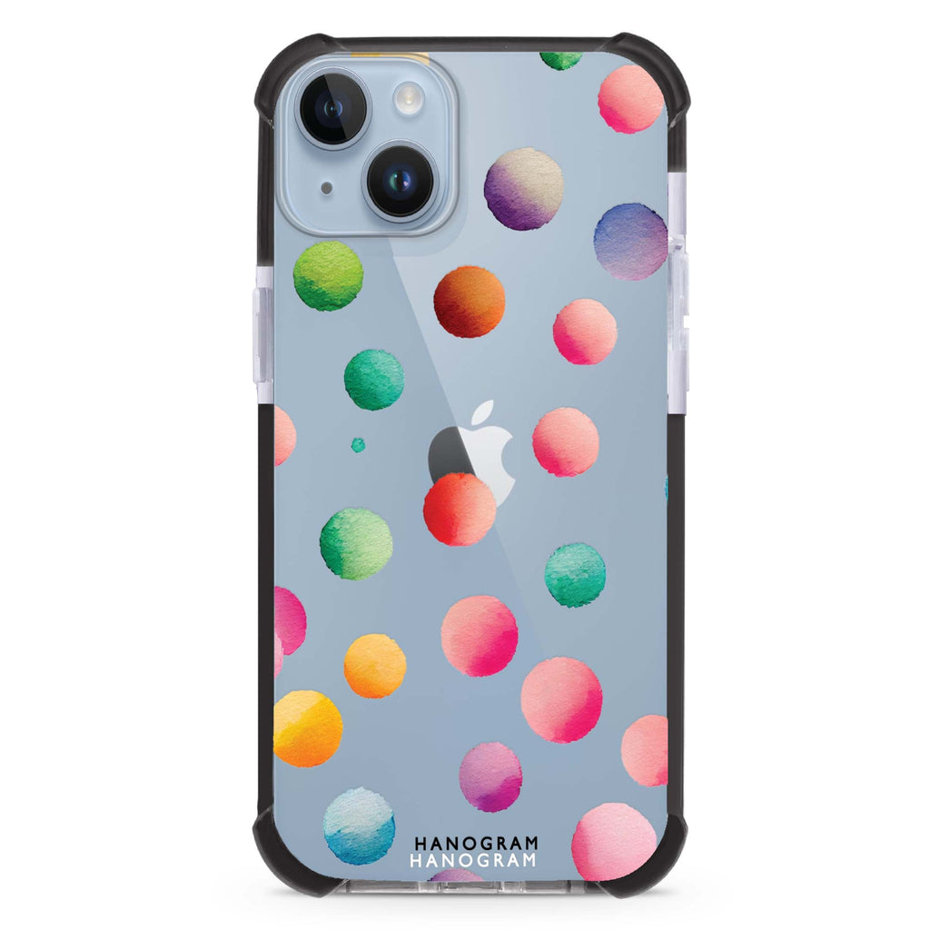 Watercolour Polka Dot iPhone 14 Plus Ultra Shockproof Case