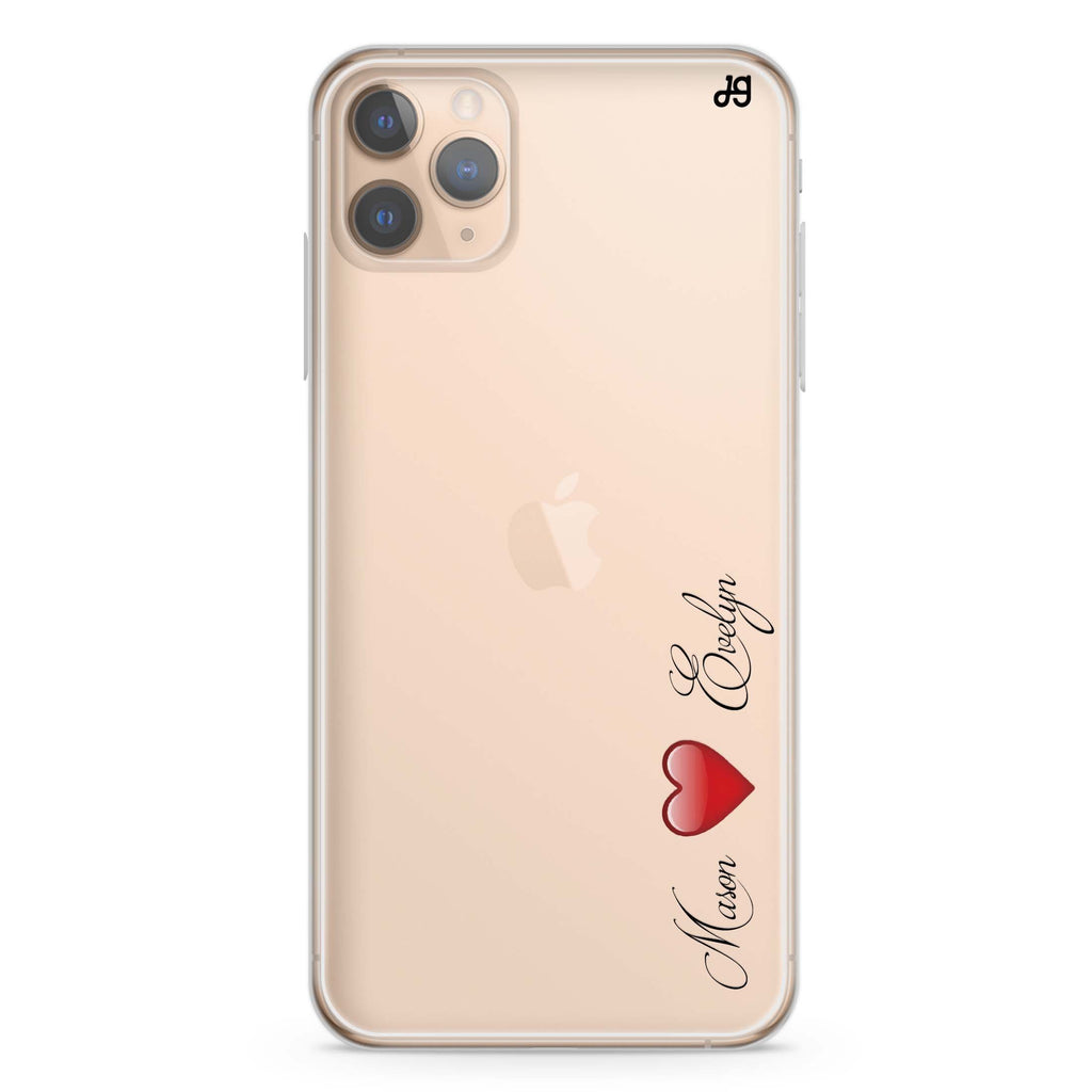 You & Me iPhone 11 Pro Max Ultra Clear Case