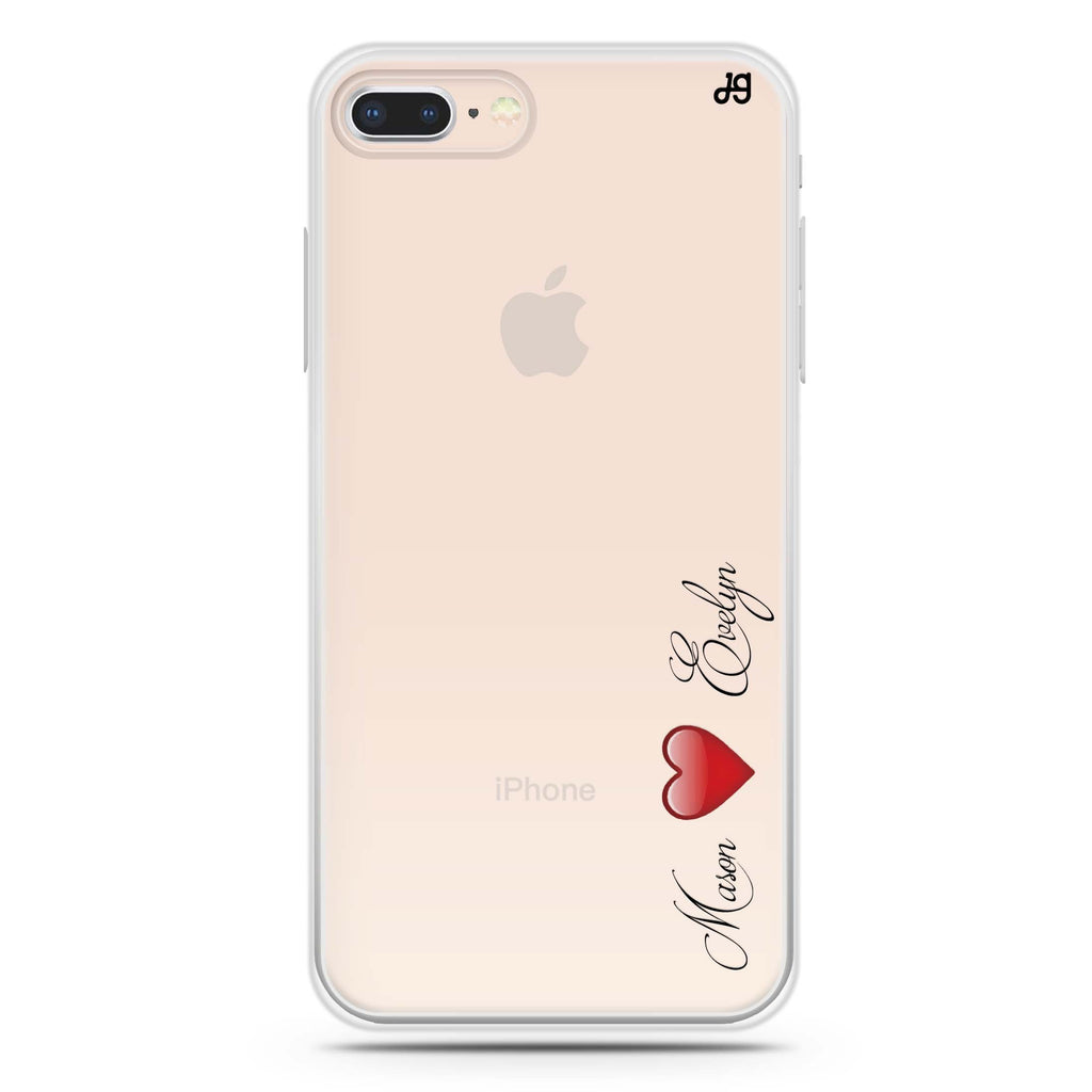 You & Me iPhone 8 Ultra Clear Case