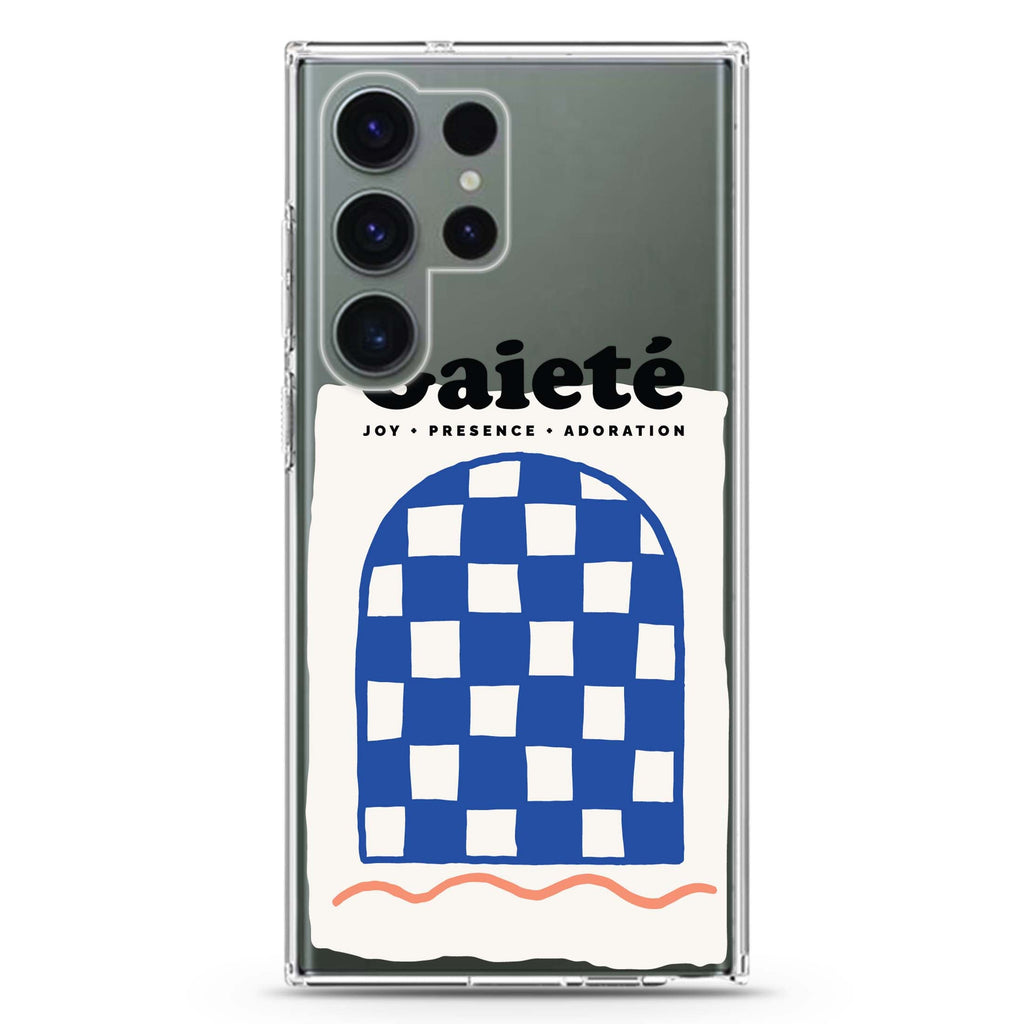 Gaieté Samsung Galaxy S26/S25/S24/S23/S22 Ultra ultra clear case, transparent design, main view