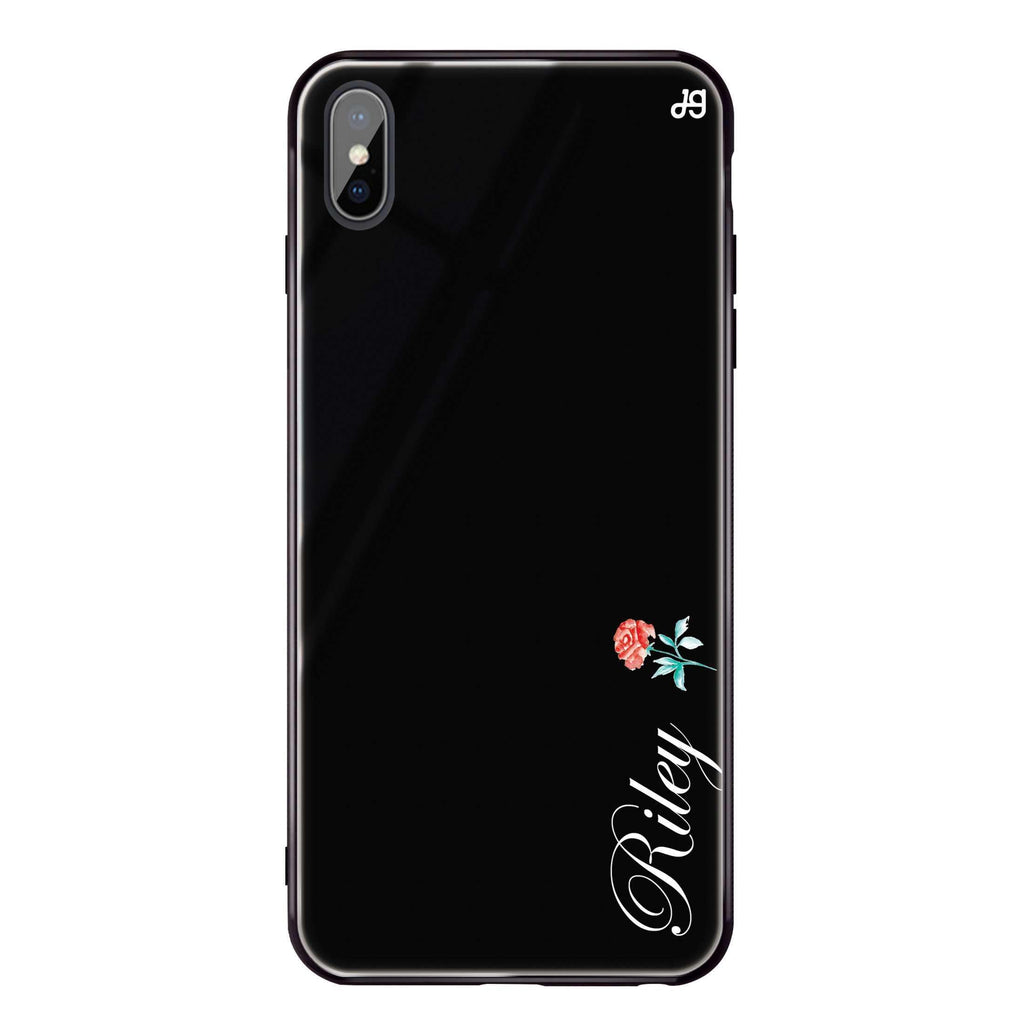 Little Flower II iPhone XS Max Glass Case