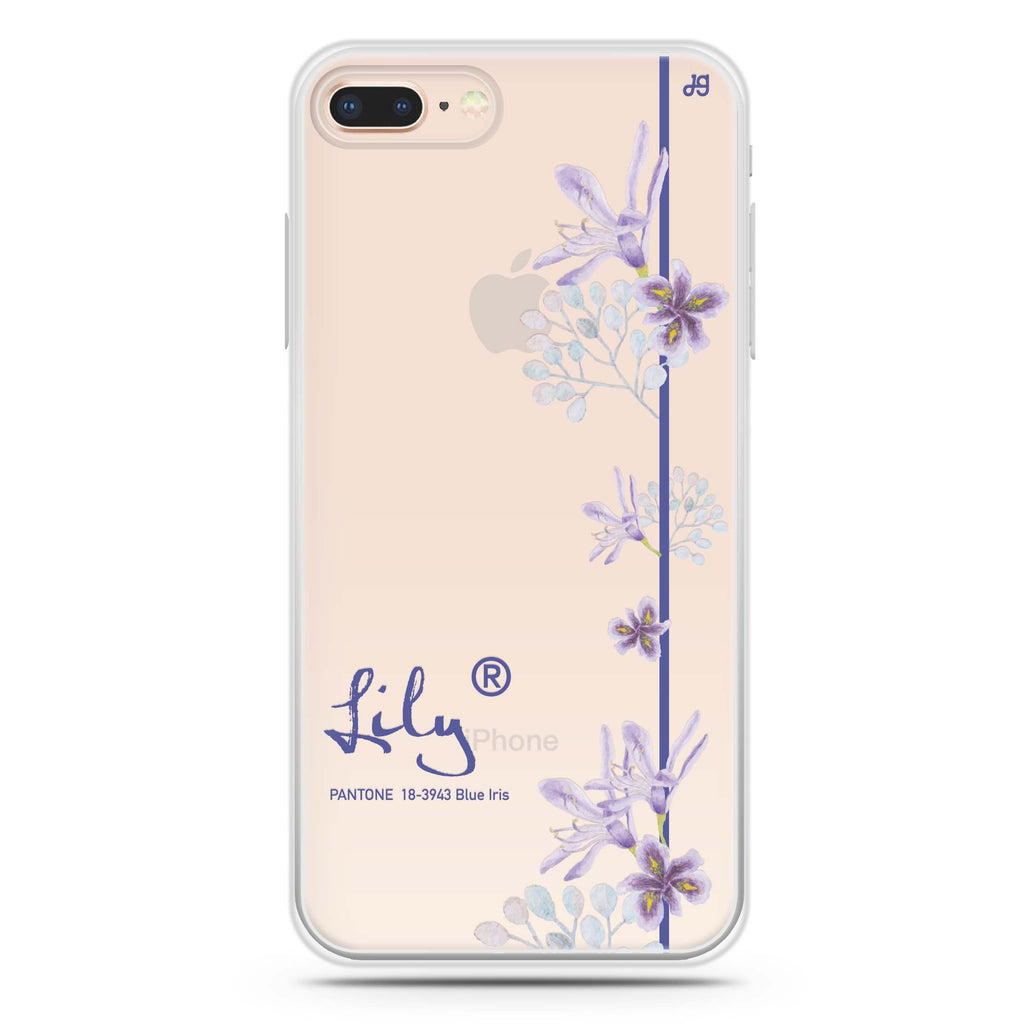 #18-3943 Blue Iris II iPhone 7 Plus Ultra Clear Case