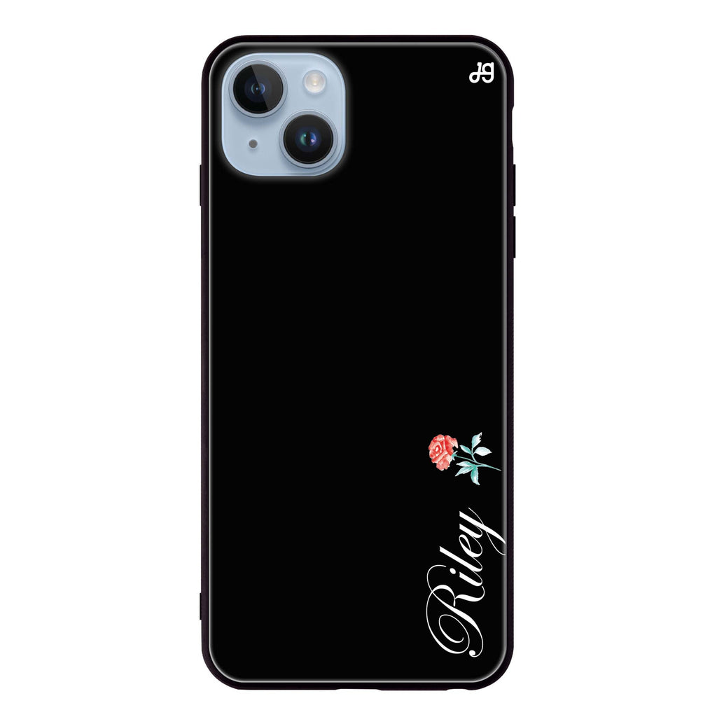 Little Flower II iPhone 14 Plus Glass Case