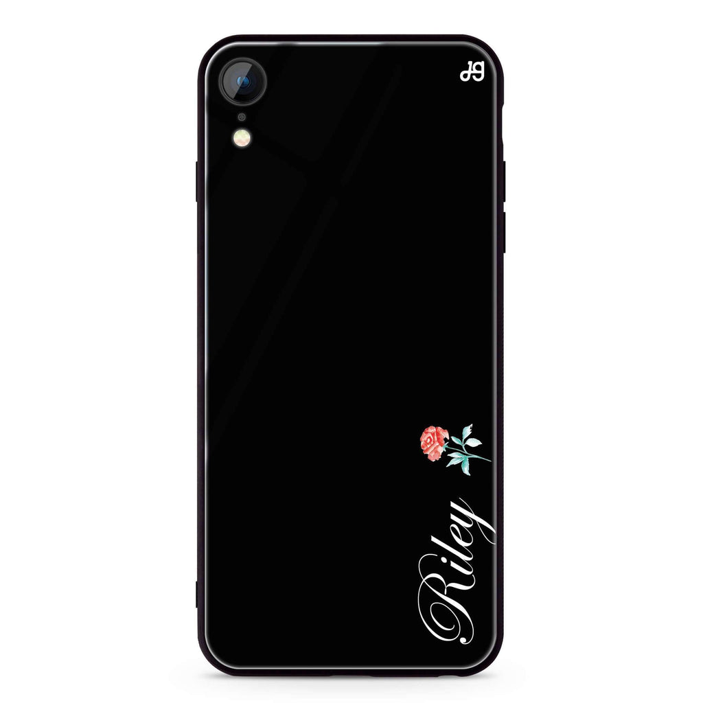 Little Flower II iPhone XR Glass Case
