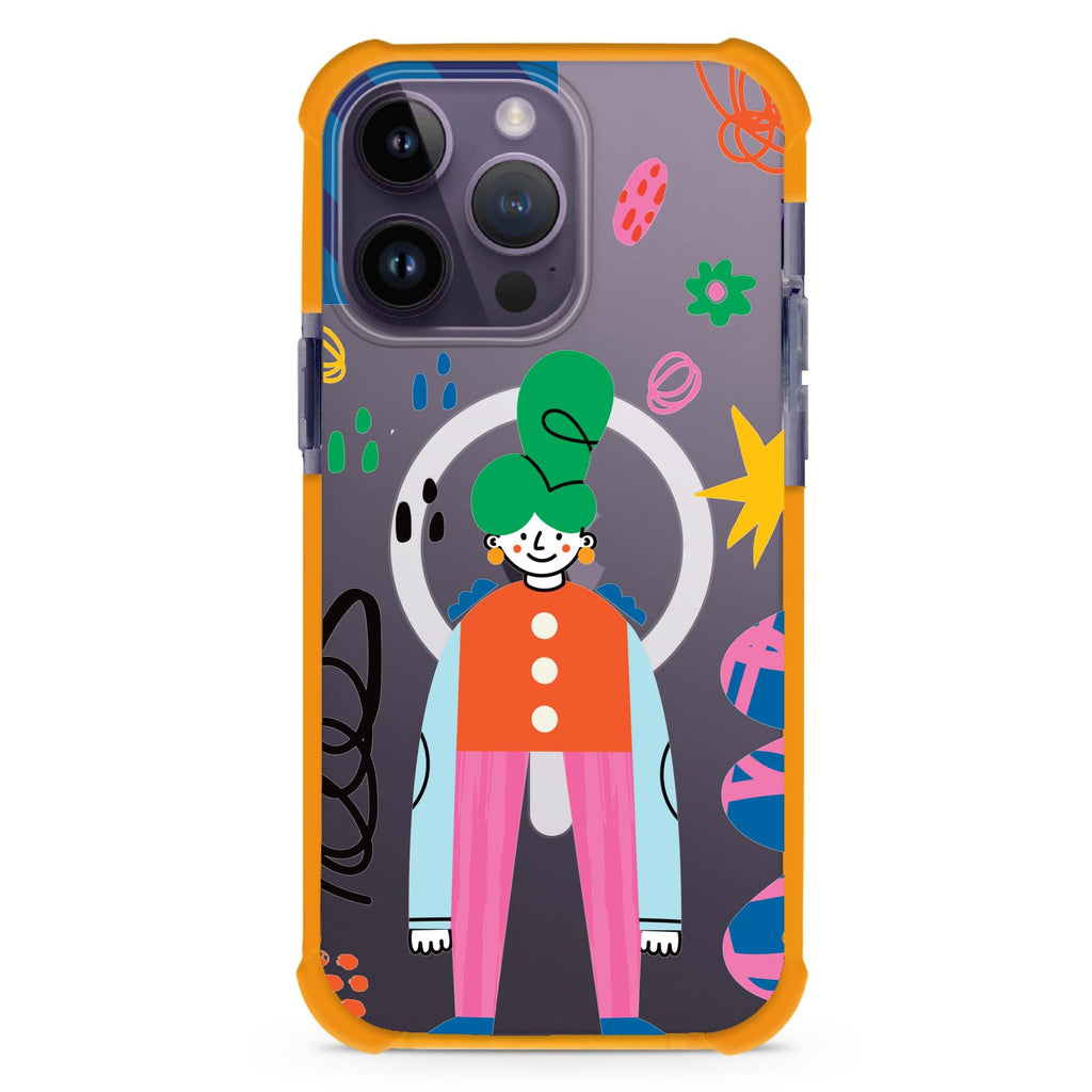 Abstract People MagSafe Compatible Ultra Shockproof Case