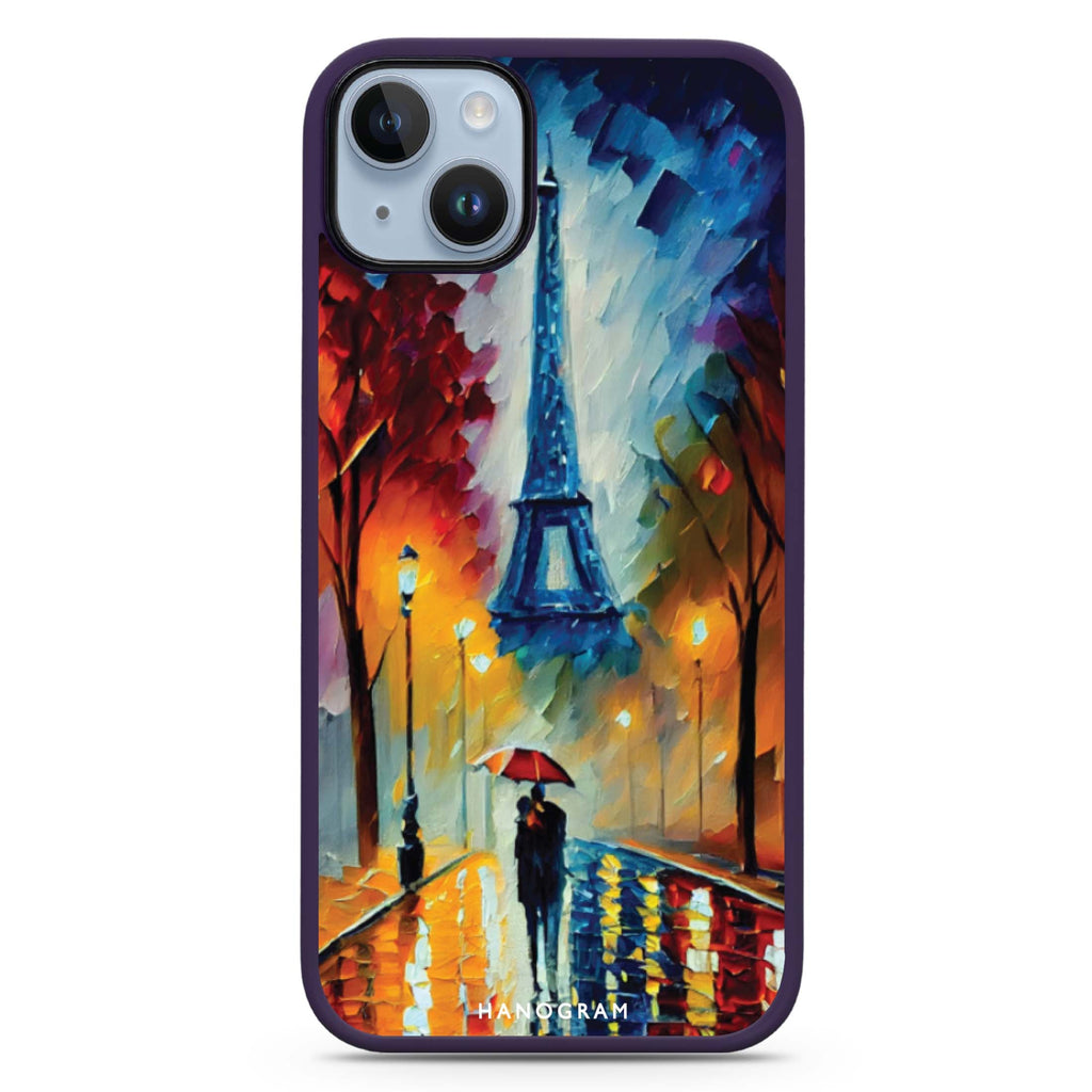 Romantic Paris iPhone 14 Plus MagSafe Compatible Impact Guard Bumper Case