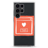 Sweet THANKS Samsung Galaxy S26/S25/S24/S23/S22 Ultra ultra clear case, transparent design, main view