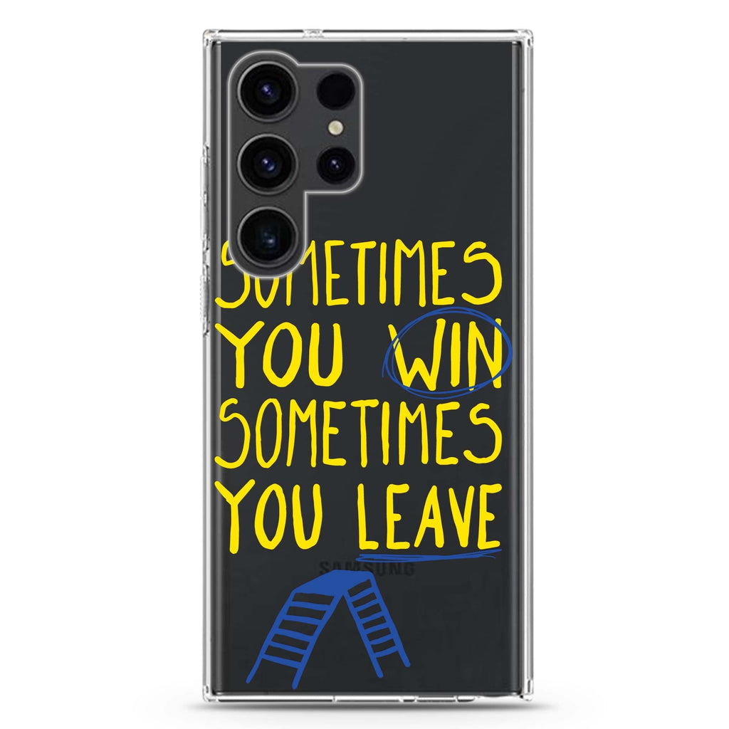 Sometimes Samsung Galaxy S26/S25/S24/S23/S22 Ultra ultra clear case, transparent design, main view