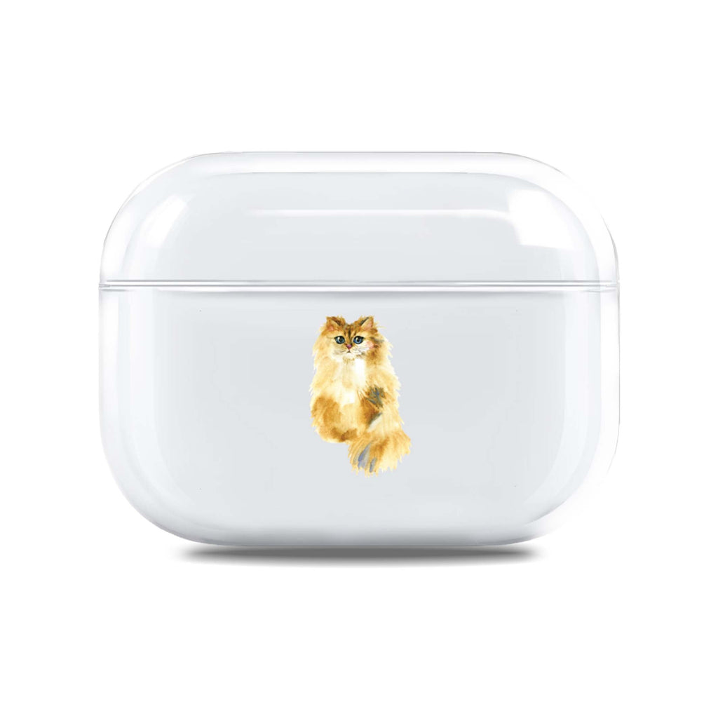 Watercolour Cat AirPods Pro Case