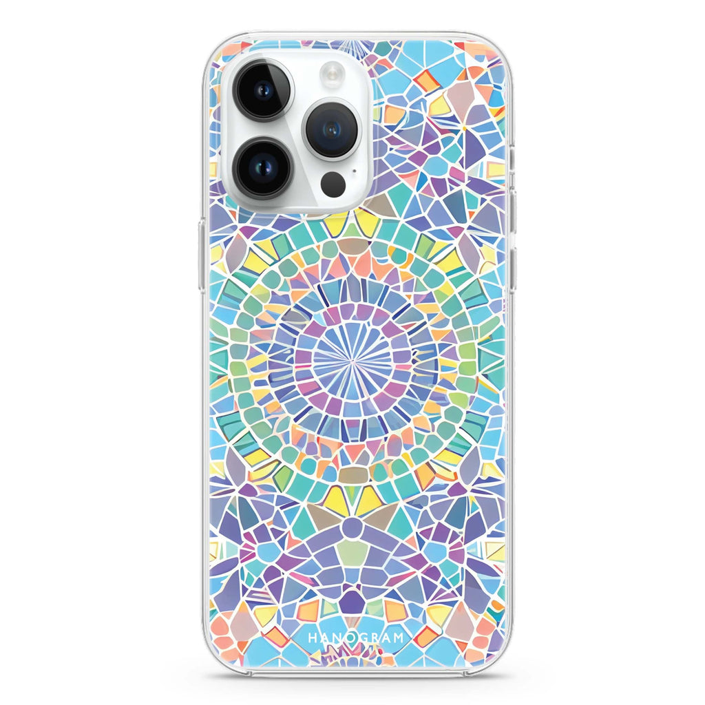 Mosaic artwork iPhone 14 Pro Max MagSafe Compatible Ultra Clear Case