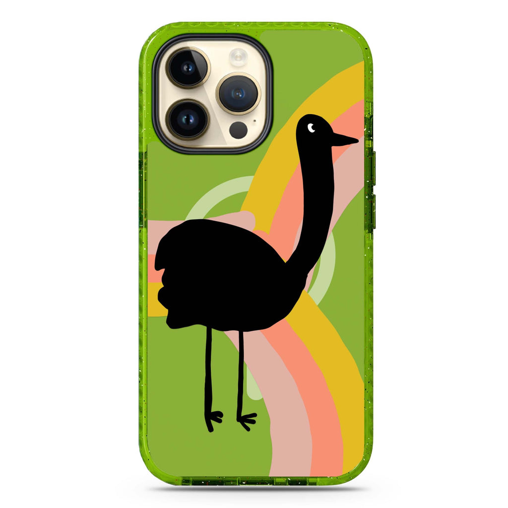 Rainbow Bird MagSafe Compatible Durashock Case