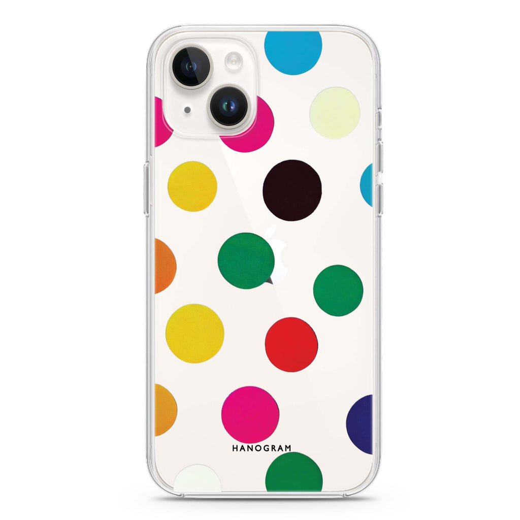 Polka Dot Pattern iPhone 13 Ultra Clear Case