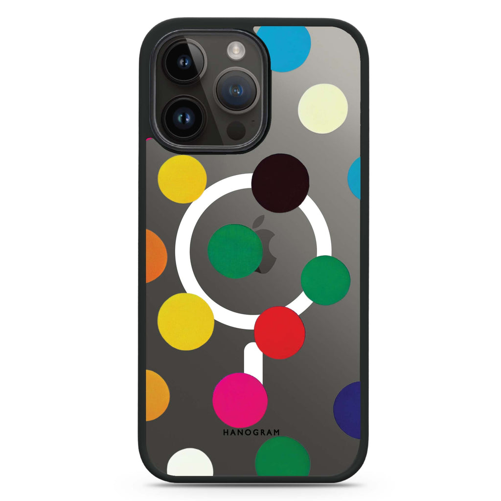 Polka Dot Pattern MagSafe Compatible Impact Guard Bumper Case