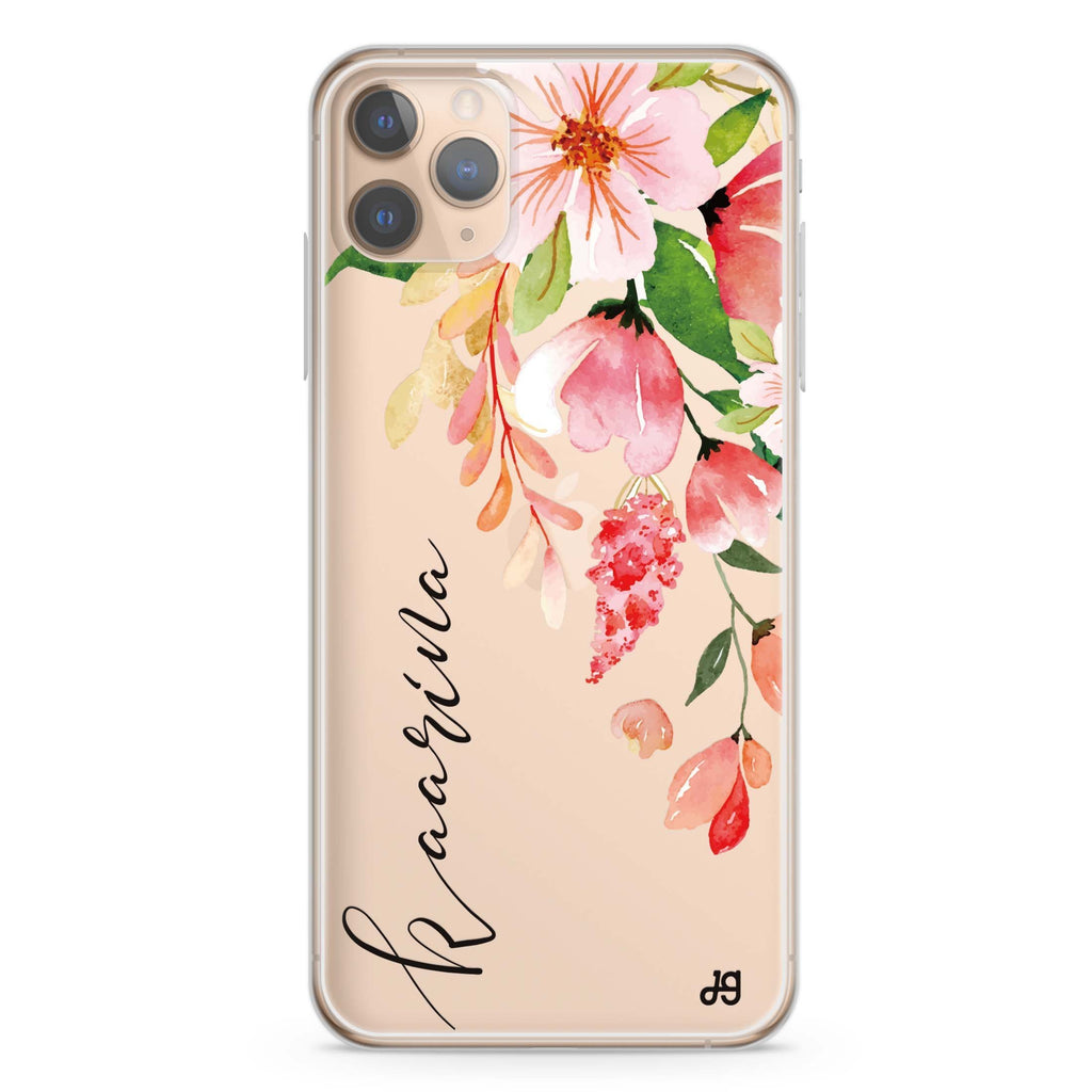 Watercolor Blossom iPhone 11 Pro Max Ultra Clear Case