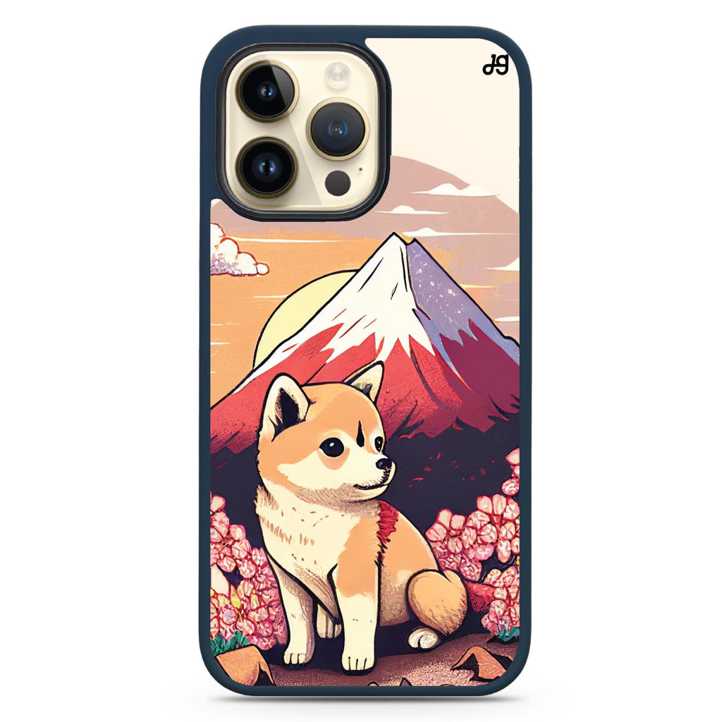 Shiba Inu & Fuji Mountain Impact Guard Bumper Case