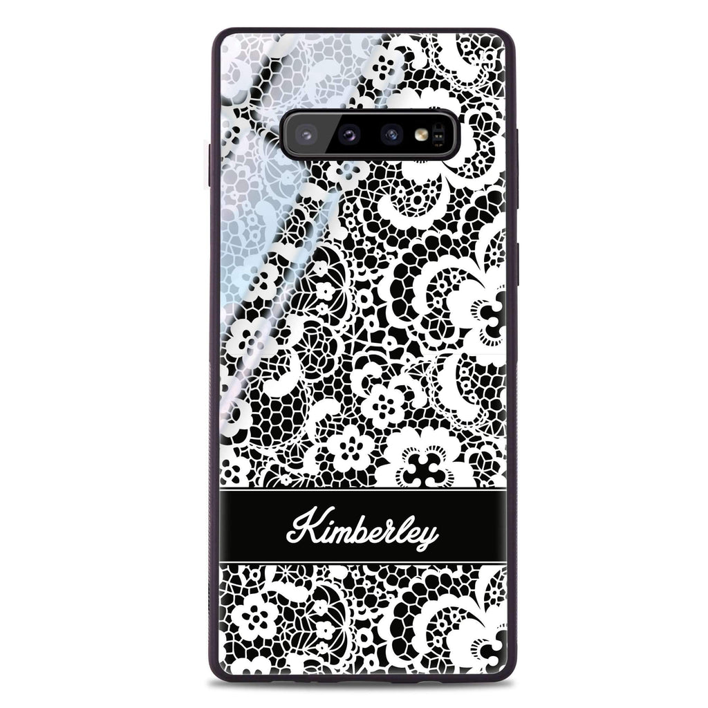 My Lace Samsung S10 Glass Case