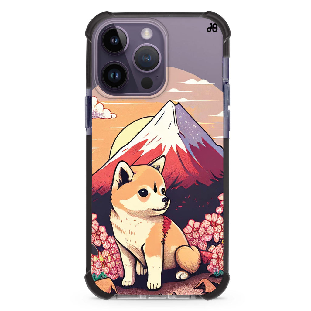 Shiba Inu & Fuji Mountain MagSafe Compatible Ultra Shockproof Case