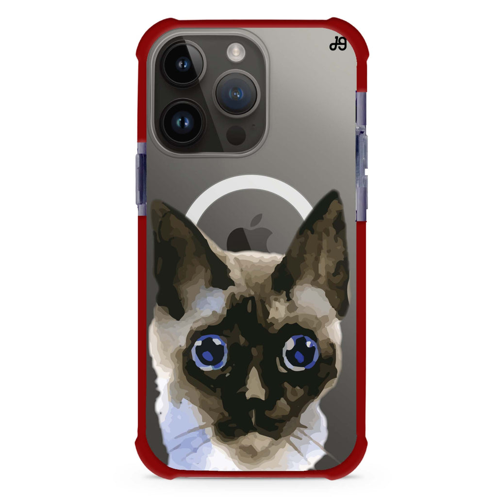 Watercolour Cat MagSafe Compatible Ultra Shockproof Case