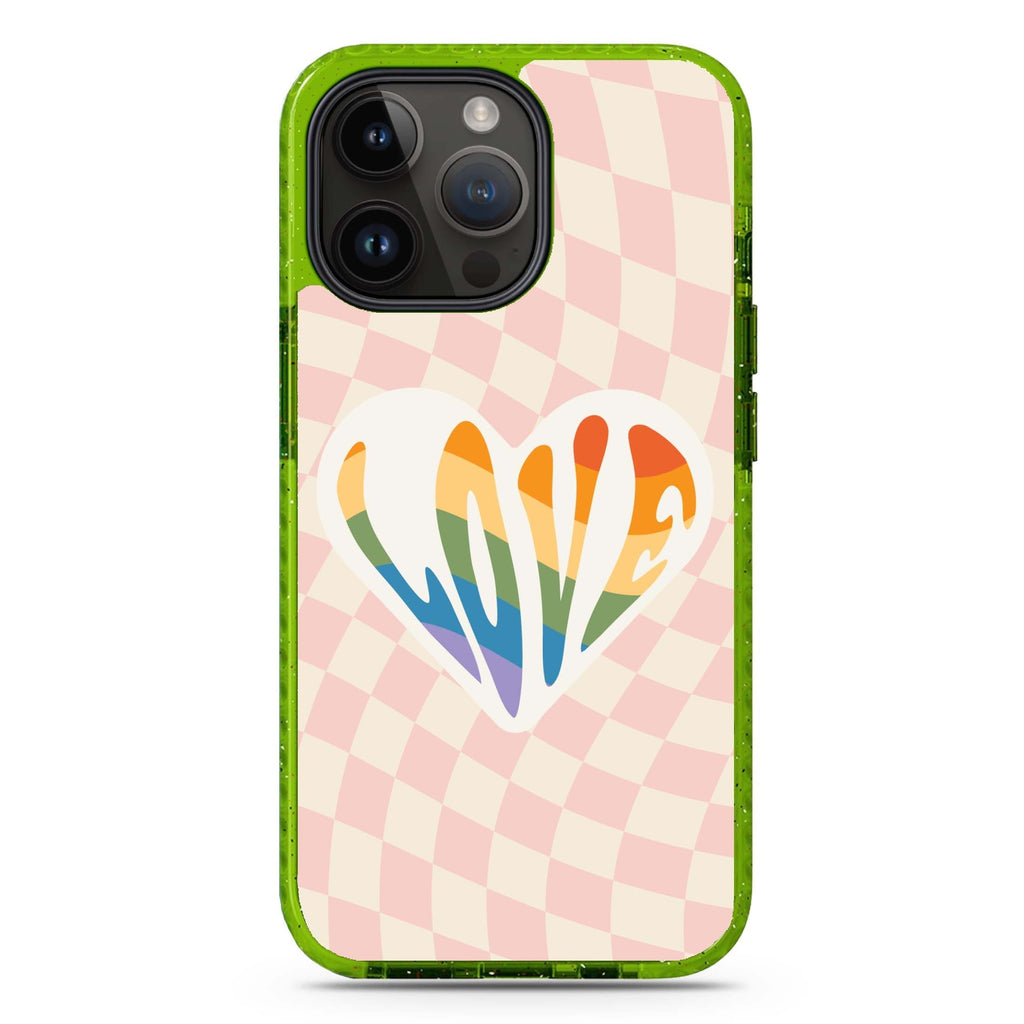 Rainbow LOVE MagSafe Compatible Durashock Case