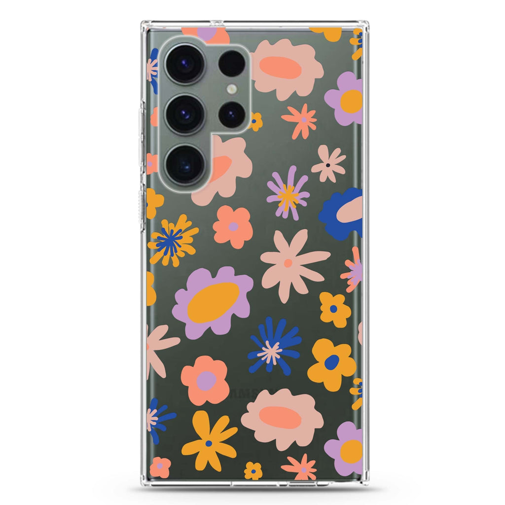 My Love & Pure Heart Samsung Galaxy S26/S25/S24/S23/S22 Ultra ultra clear case, transparent design, main view