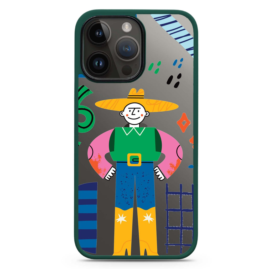 Abstract People Impact Guard Bumper Case