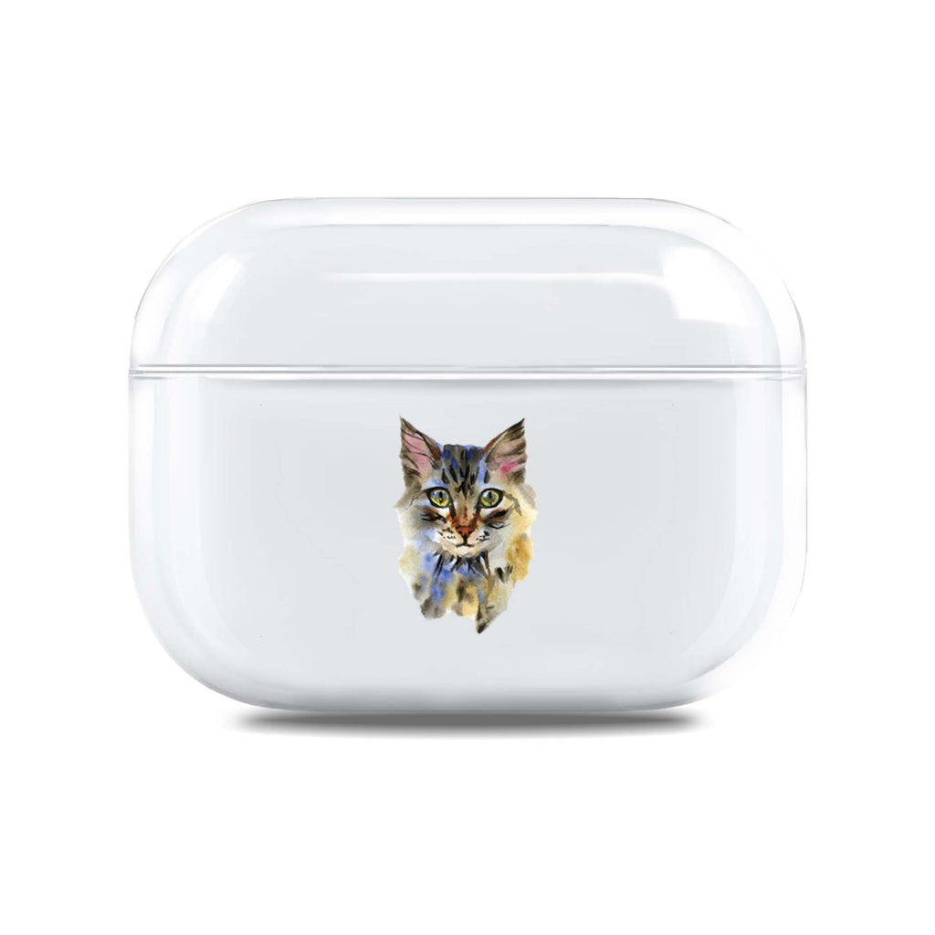 Watercolour Cat AirPods Pro Case