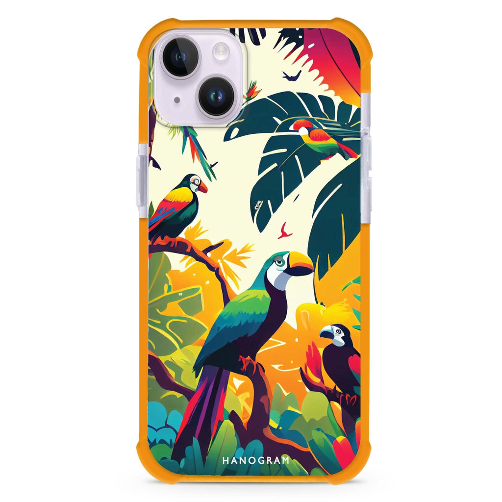 Tropical birds iPhone 13 Ultra Shockproof Case