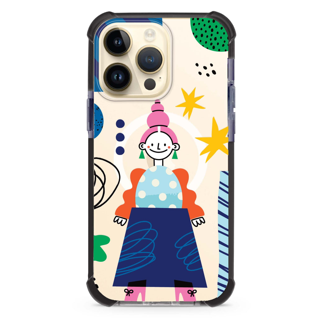Abstract People MagSafe Compatible Ultra Shockproof Case