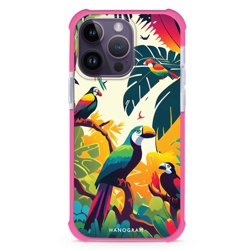 Tropical birds MagSafe Compatible Ultra Shockproof Case