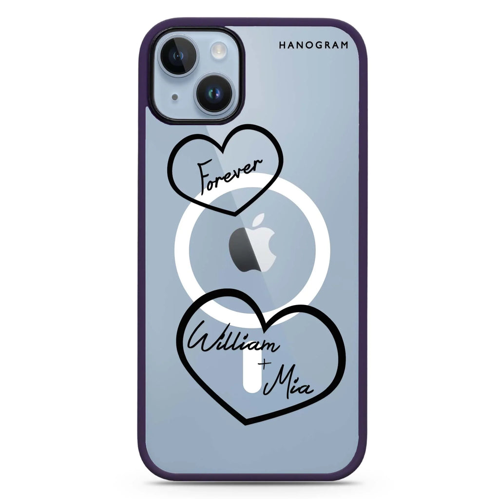 Sweet Heart II iPhone 14 Plus MagSafe Compatible Impact Guard Bumper Case