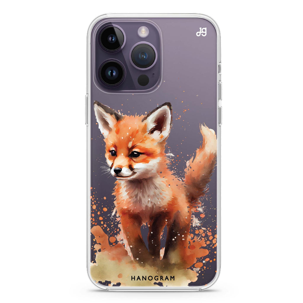 A Fox iPhone 13 Pro Ultra Clear Case