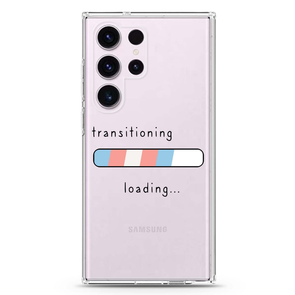 Transitioning Samsung Galaxy S26/S25/S24/S23/S22 Ultra ultra clear case, transparent design, main view