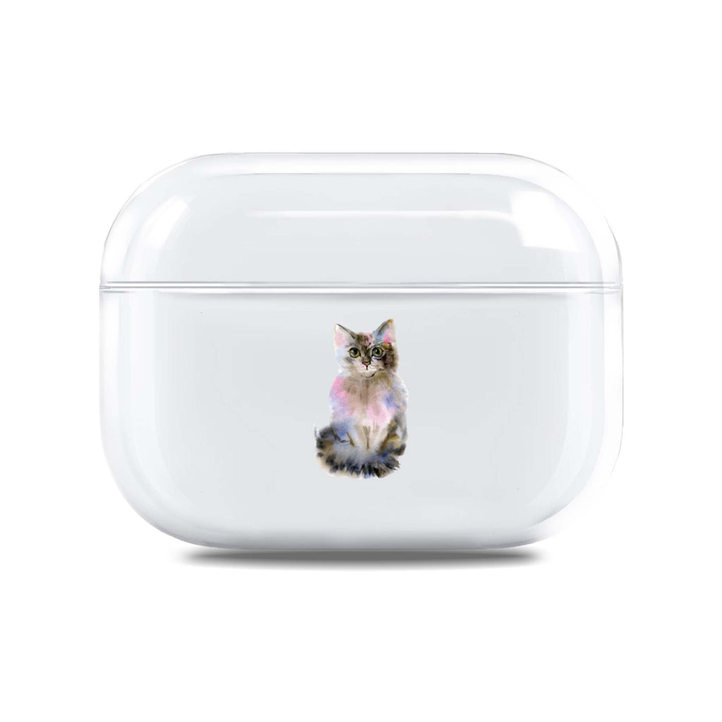 Watercolour Cat AirPods Pro Case