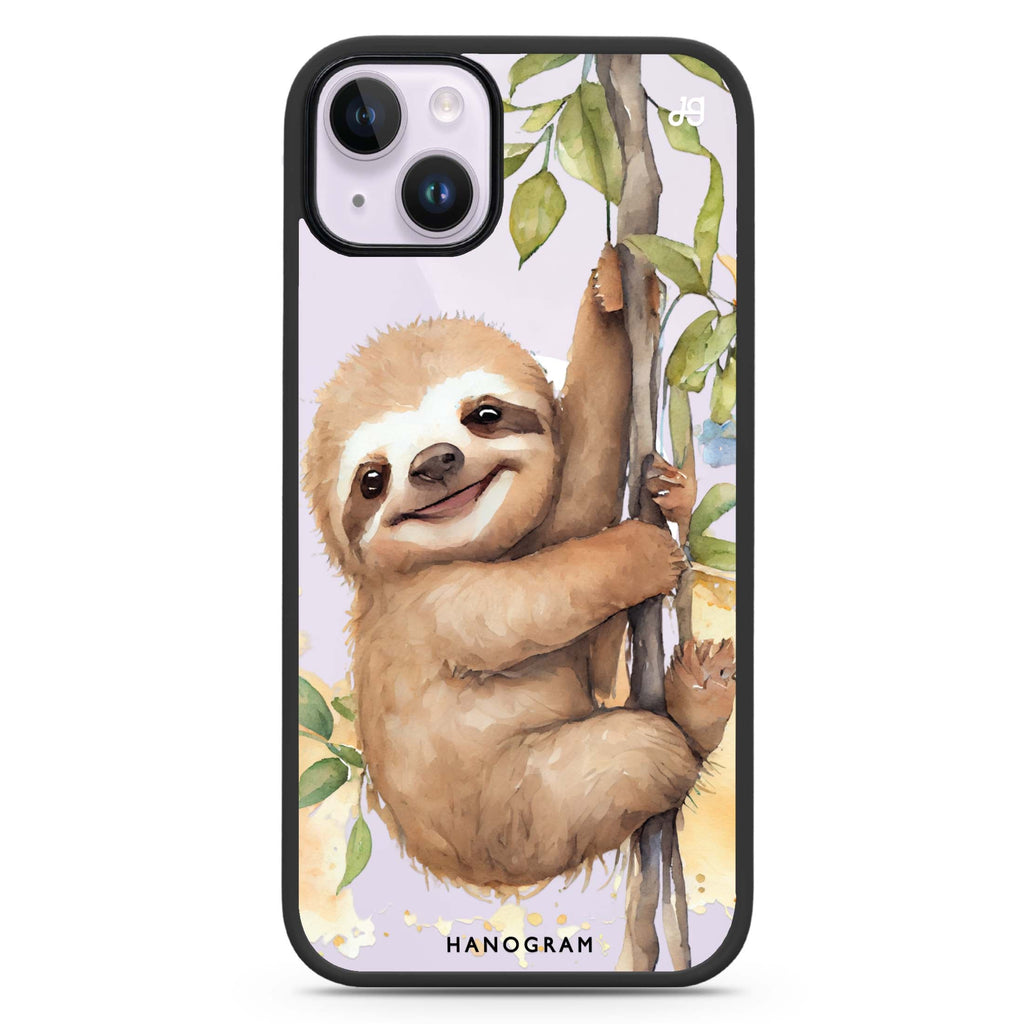 A Sloth iPhone 14 Plus MagSafe Compatible Impact Guard Bumper Case