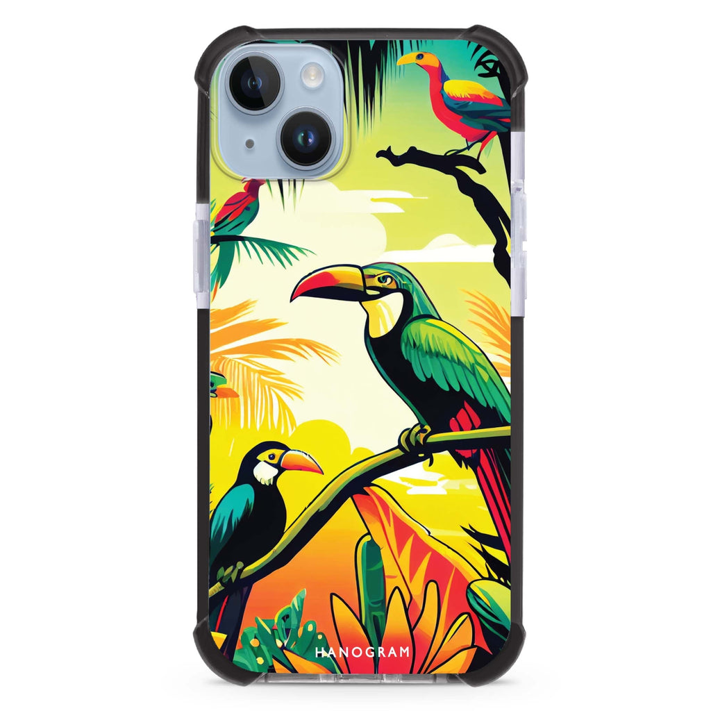Tropical birds iPhone 13 Ultra Shockproof Case