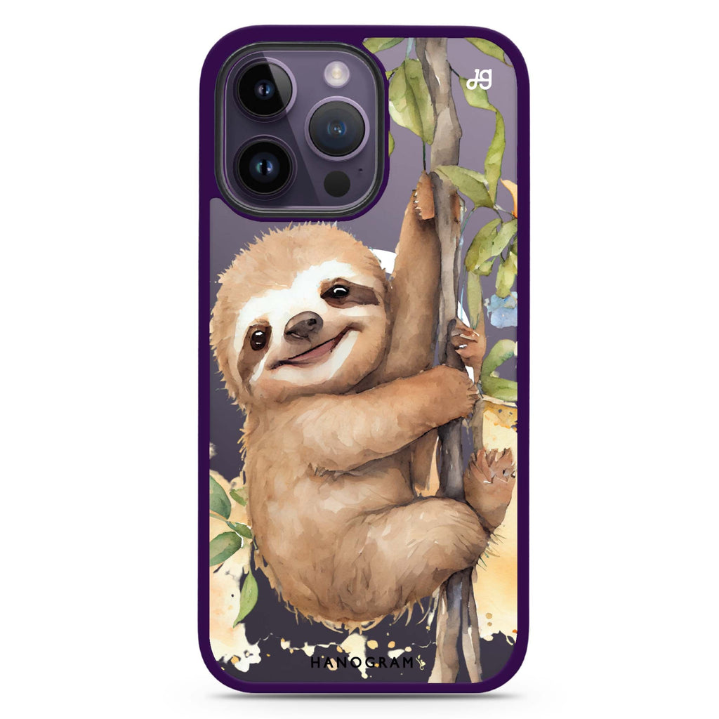 A Sloth MagSafe Compatible Impact Guard Bumper Case